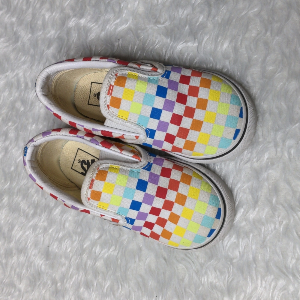 Vans Rainbow Slip Ons